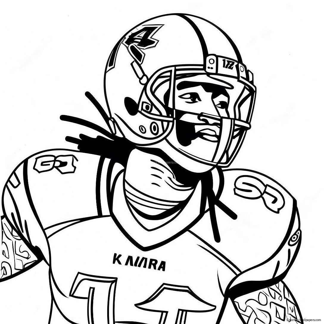 Página Para Colorir Do Alvin Kamara 56118