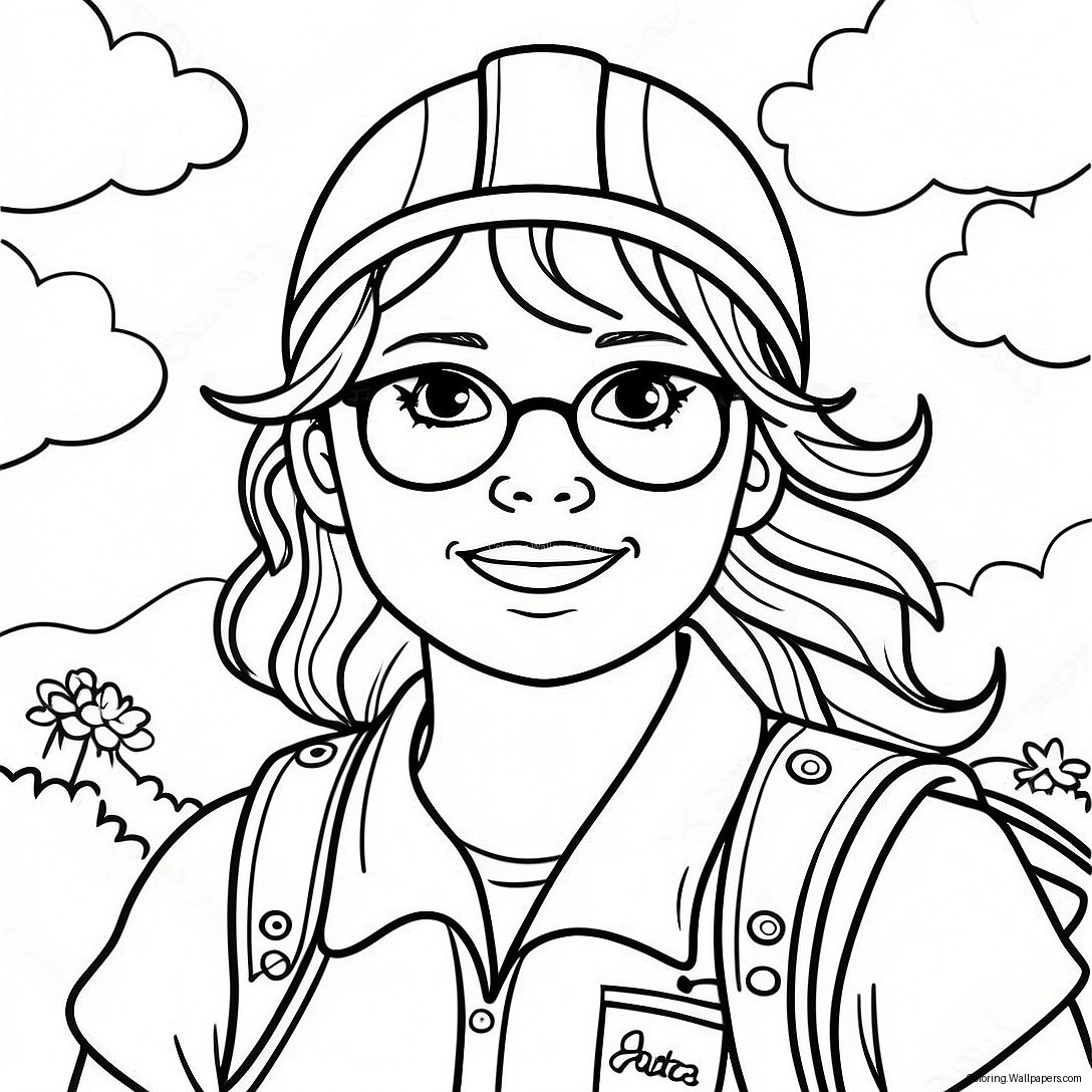 Amanda The Adventurer Coloring Page 8620