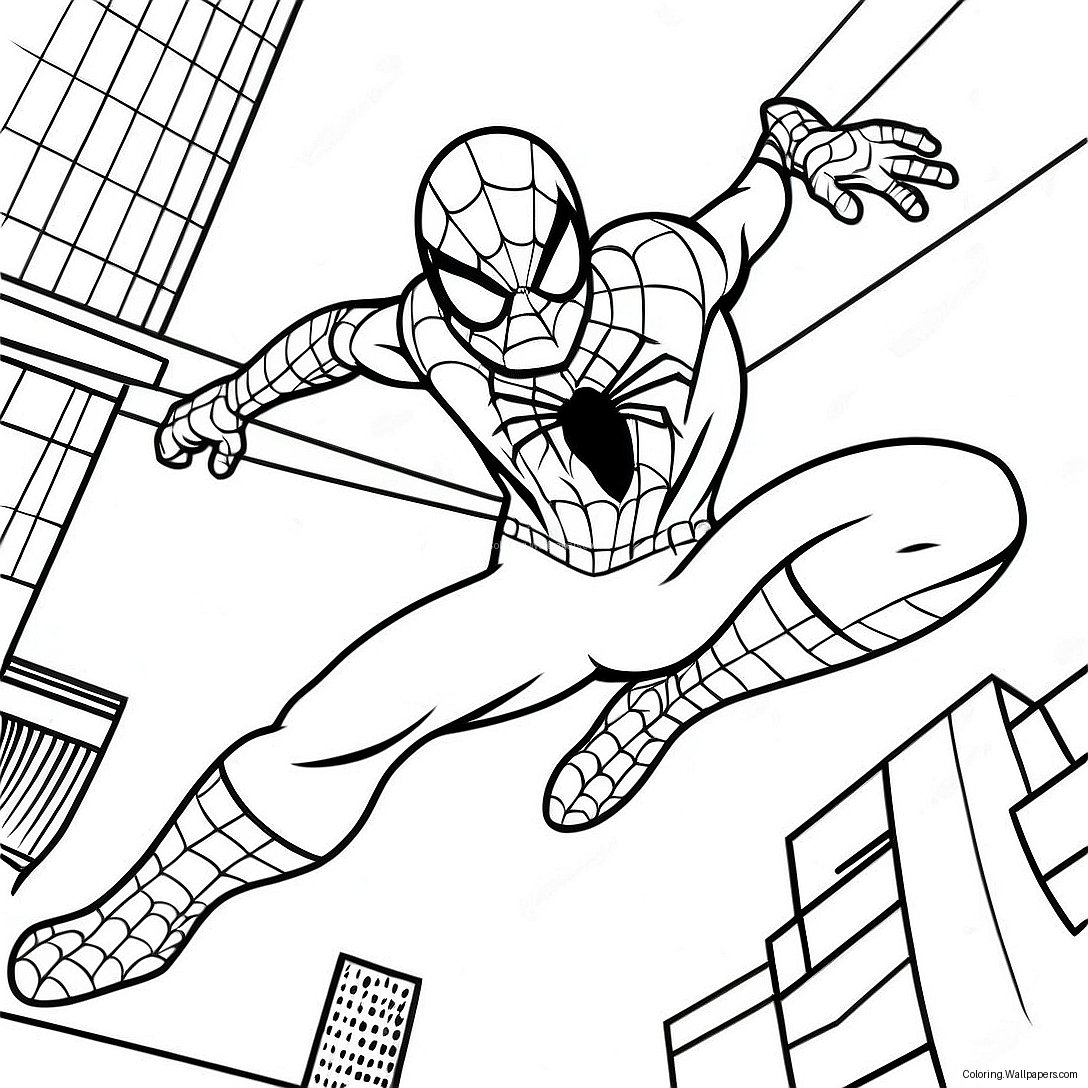 Amazing Spider Man Coloring Page 17452