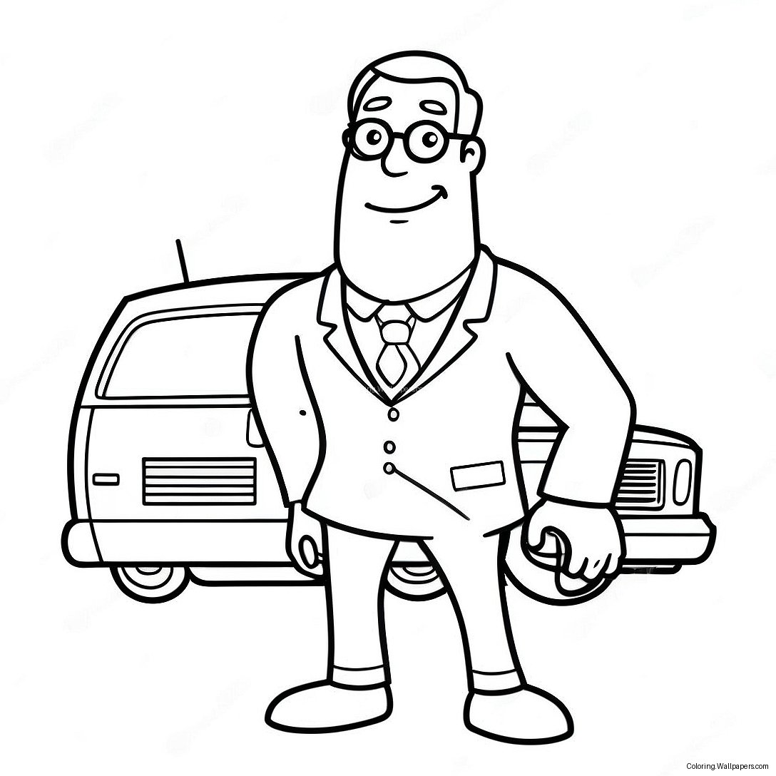 American Dad Coloring Page 21091