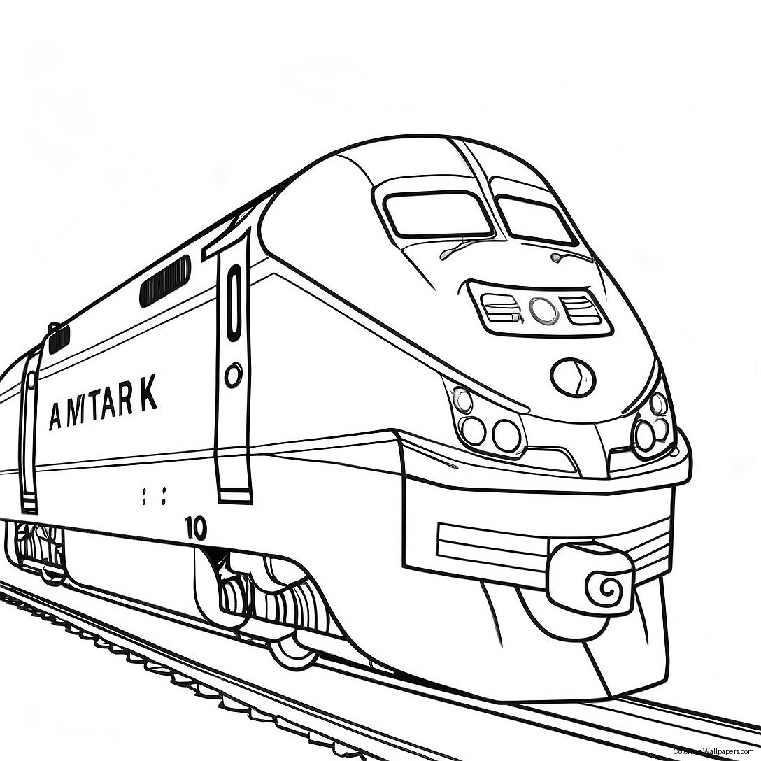 Amtrak Treni Boyama Sayfası 13291