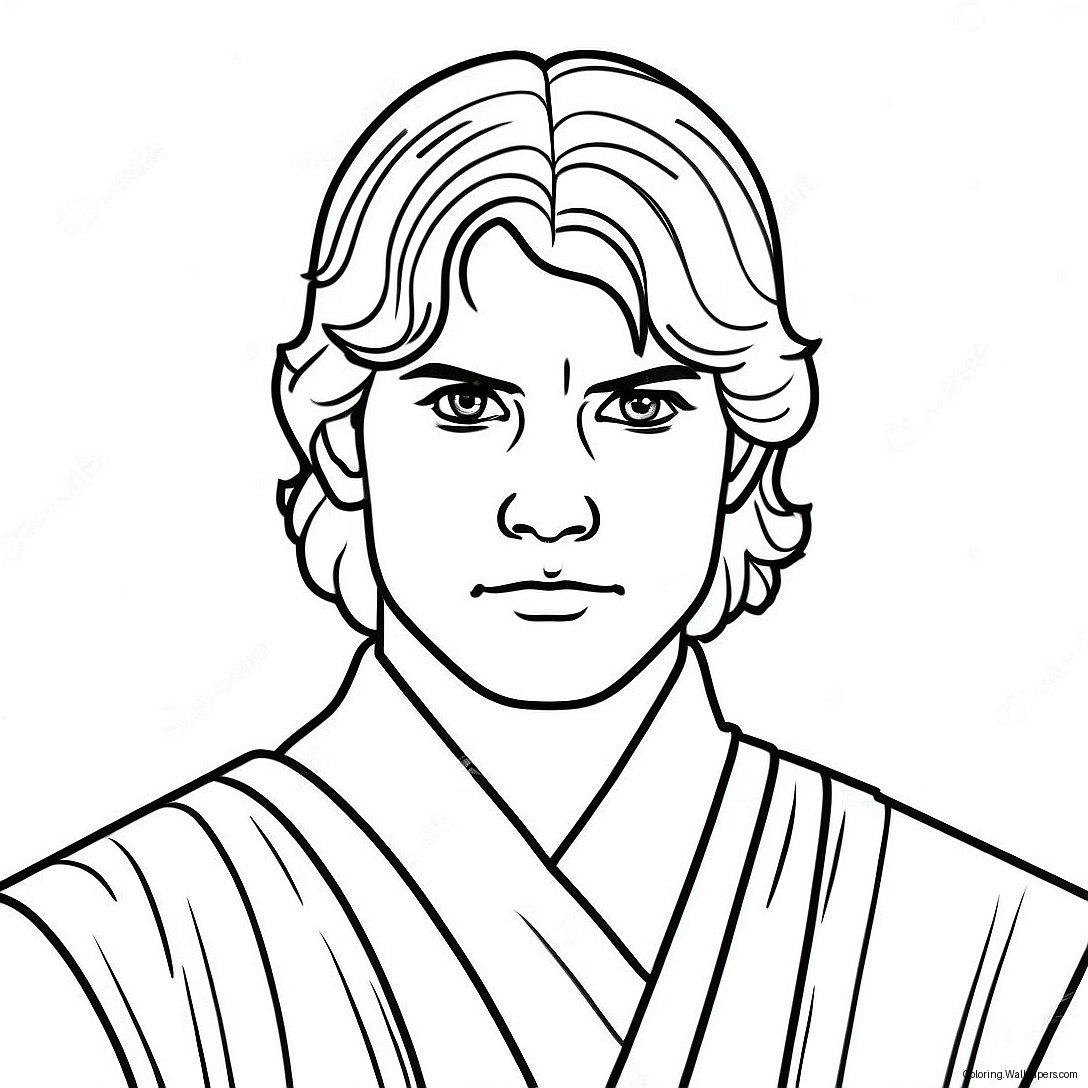 Anakin Skywalker Kleurplaat 48073