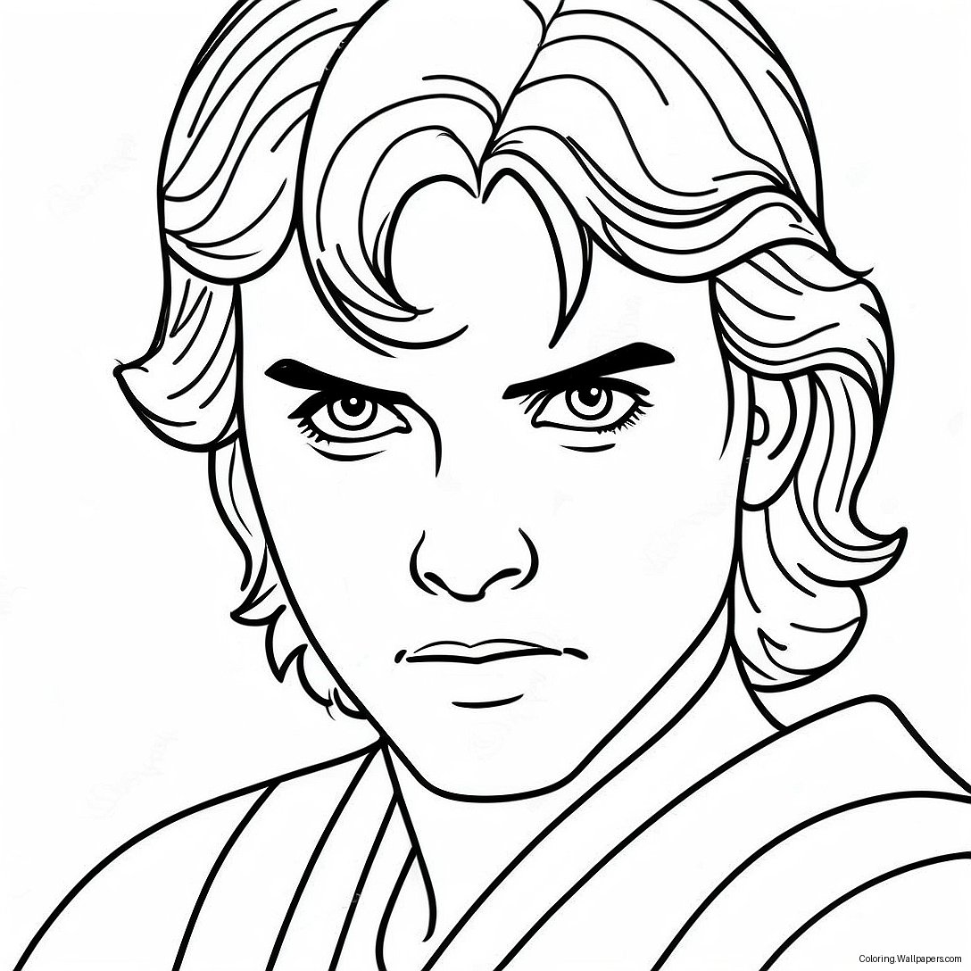 Anakin Skywalker Kleurplaat 48074