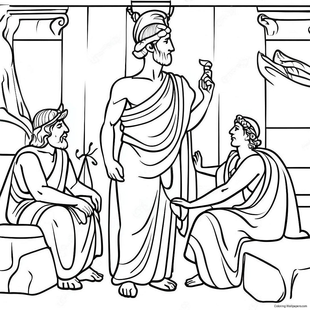 Ancient Greece Coloring Page 8633