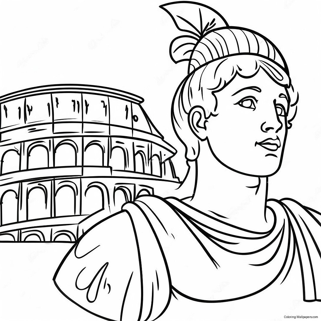 Ancient Rome Coloring Page 12336