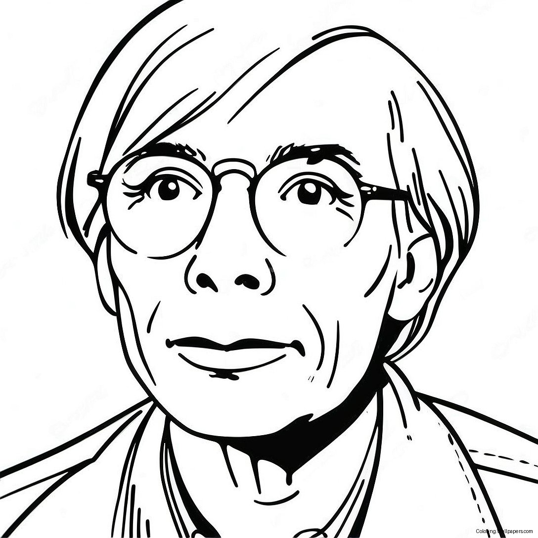 Andy Warhol Coloring Page 14693