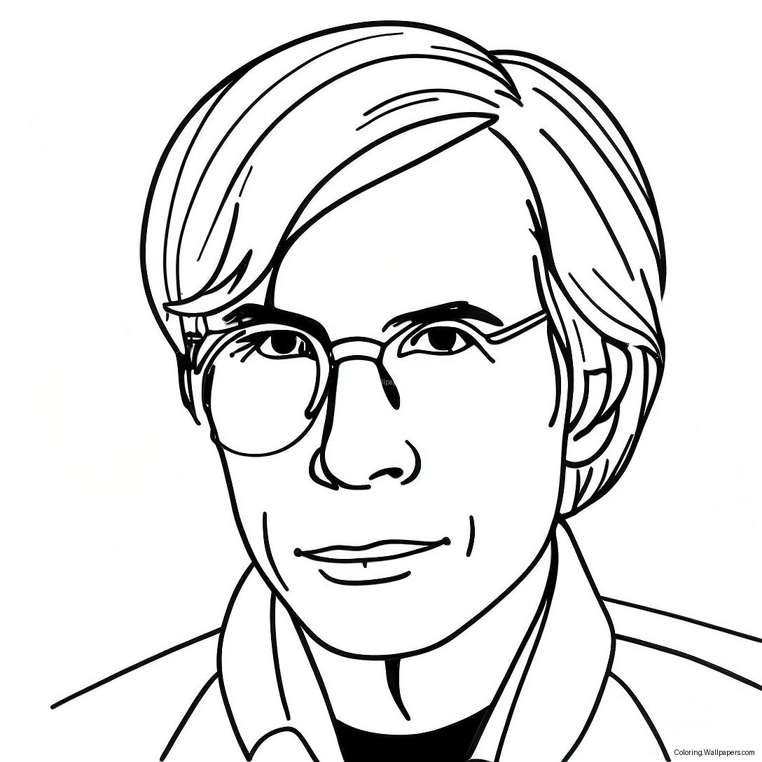 Andy Warhol Coloring Page 14694