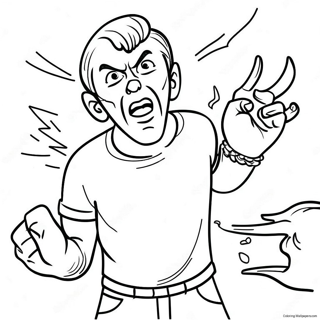 Anger Management Techniques Coloring Page 38345