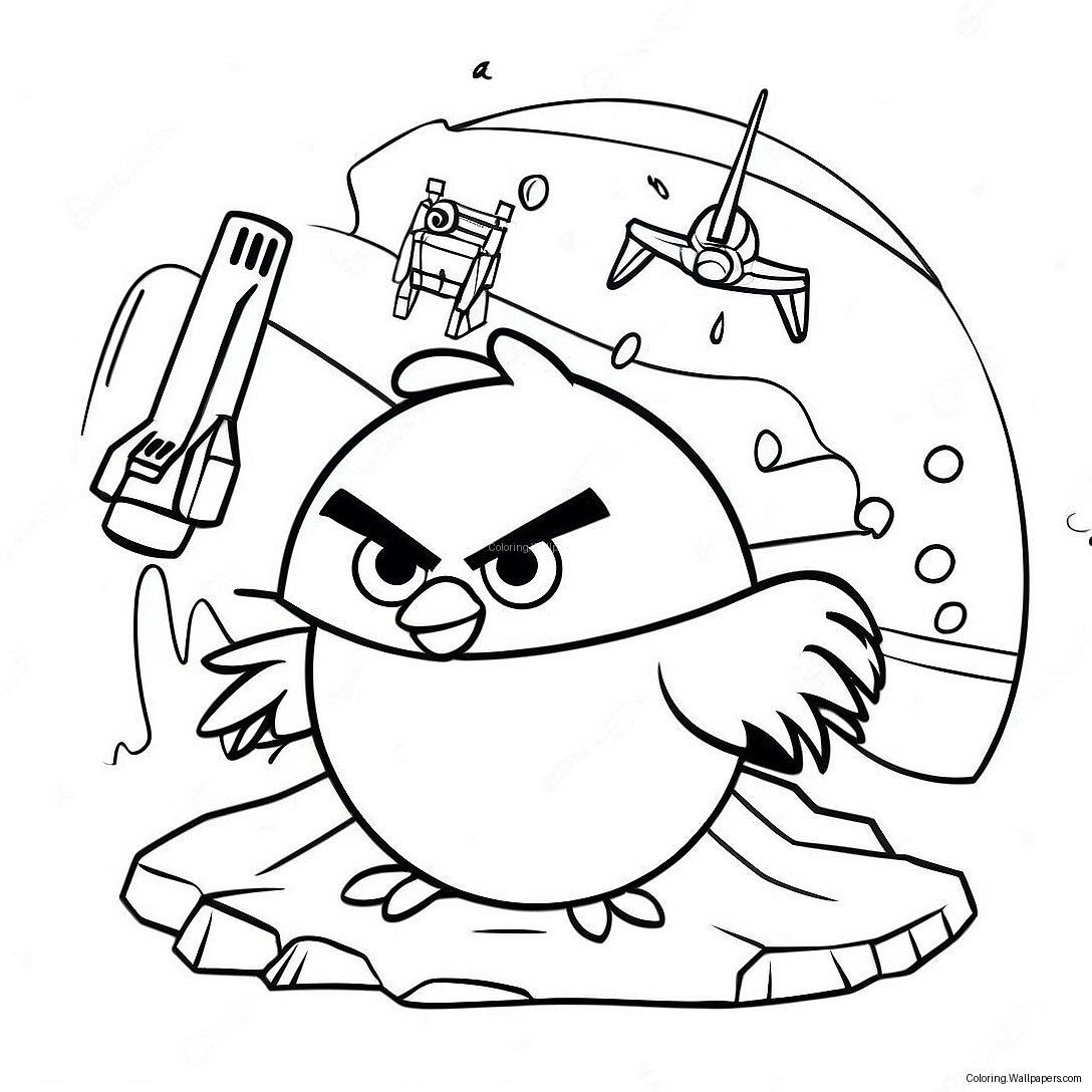 Angry Birds Star Wars Coloring Page 41743