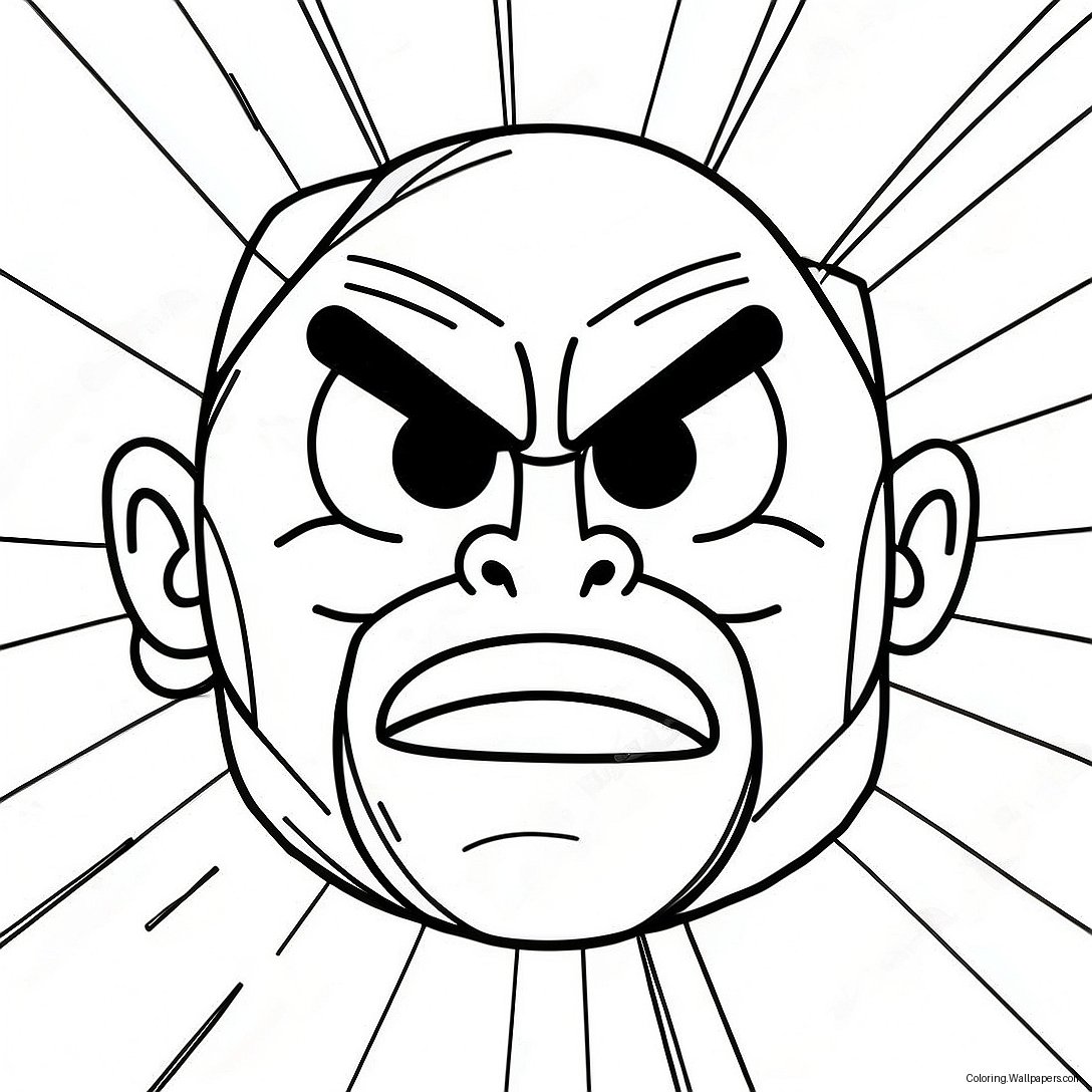 Angry Face I Hate You Coloring Page 58125