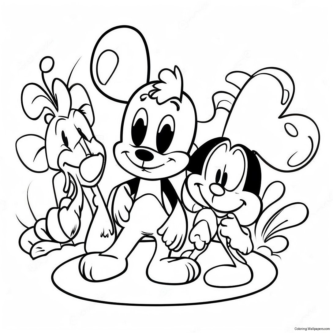 Animaniacs Färgläggningssida 17207