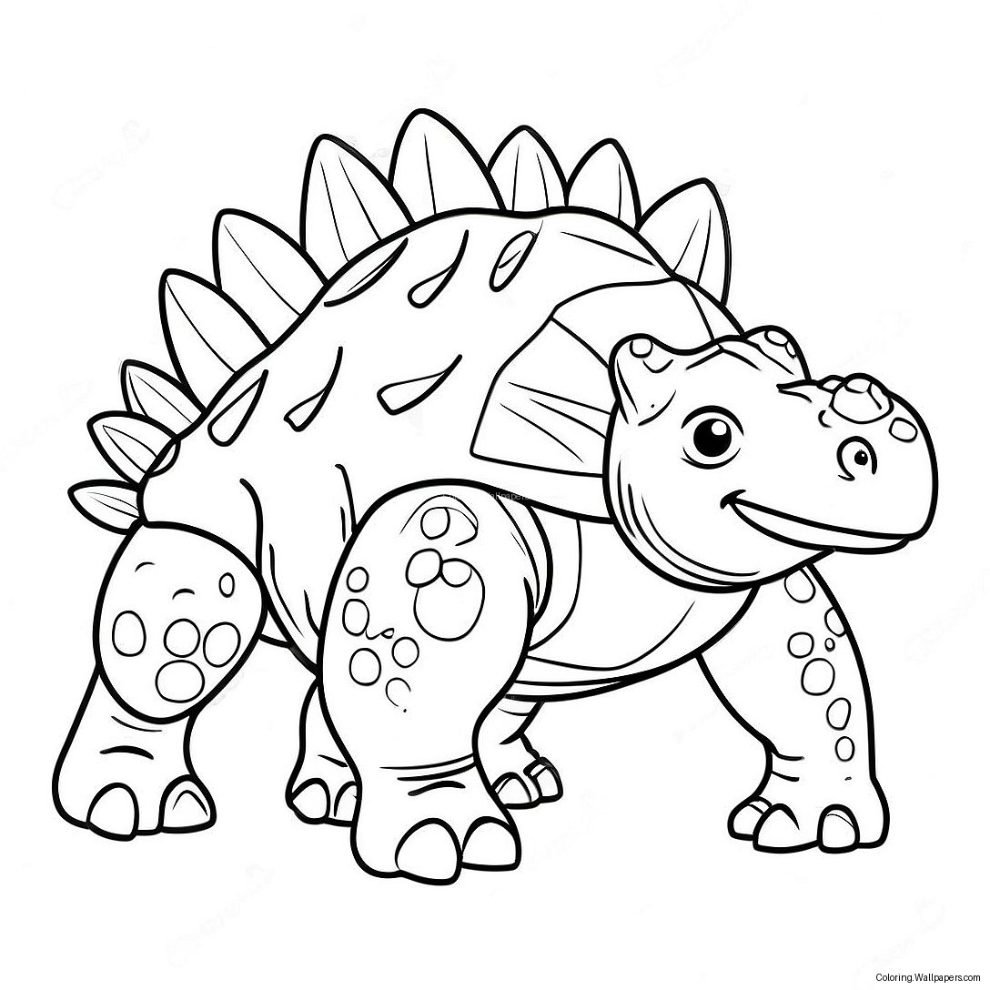 Ankylosaurus Värityssivu 24198