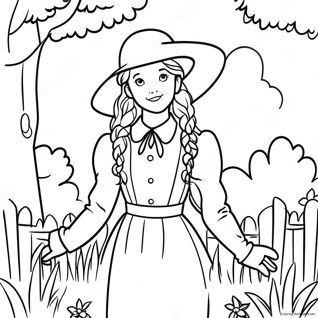 Página Para Colorir De Anne De Green Gables 48647