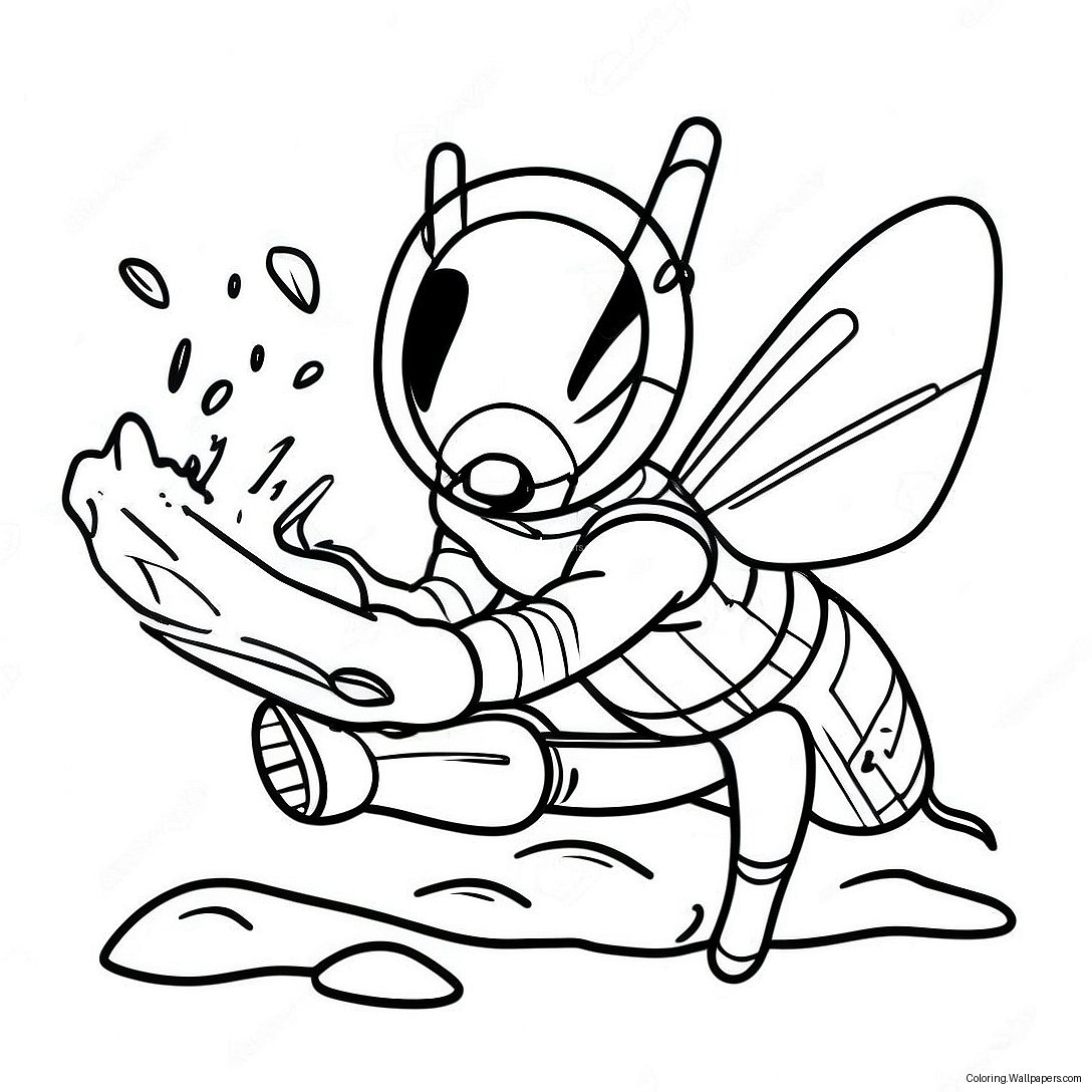 Ant-Man In Aktion Ausmalbild 6240