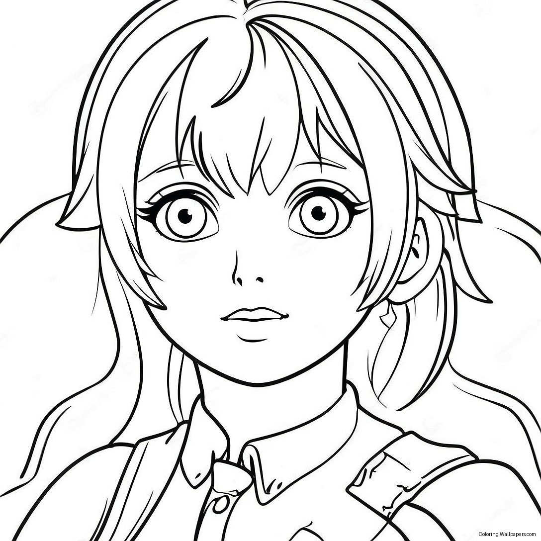 Anya Anime Coloring Page 50400