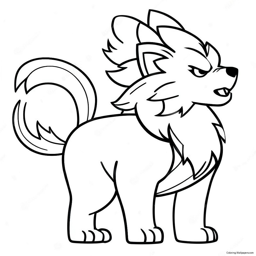 Arcanine Värityssivu 58547