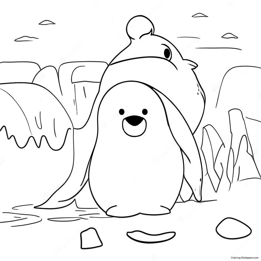 Arctic Animals Coloring Page 54081