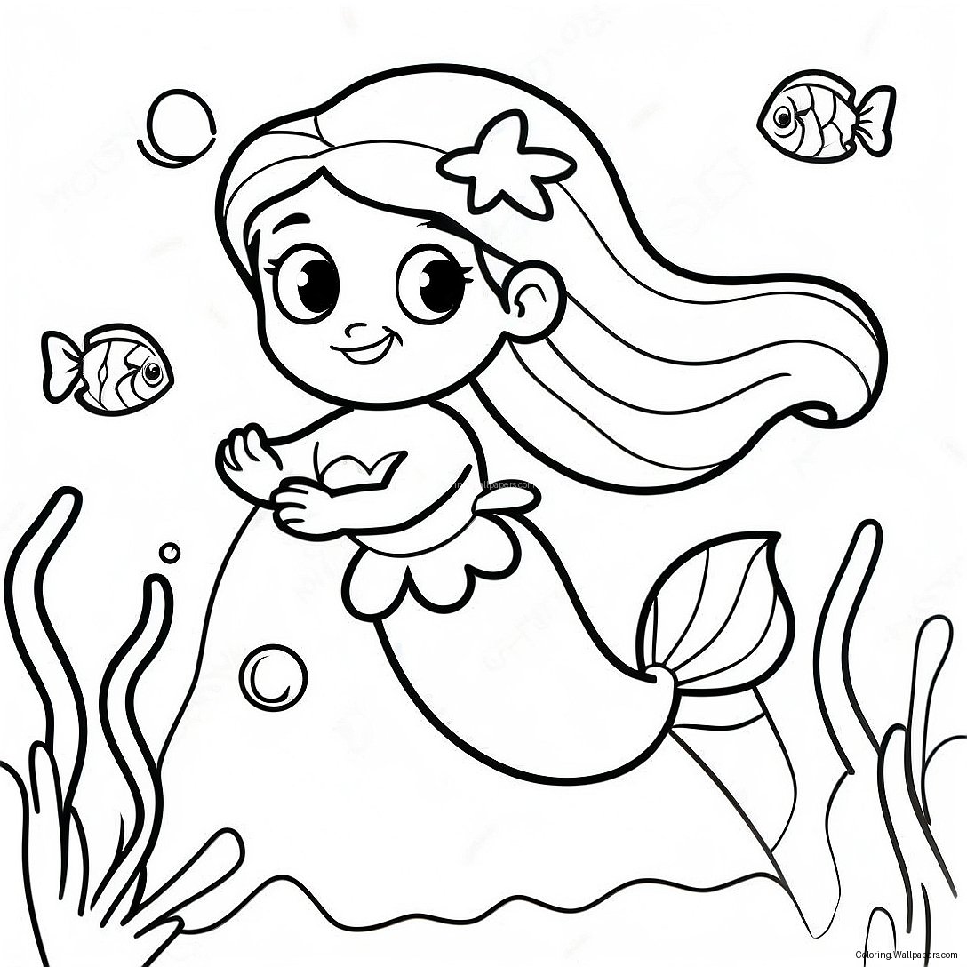 Ariel Avec Des Jambes Dans L'aventure Sous-Marine À Colorier 43581