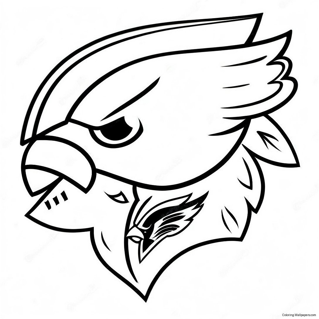 Página Para Colorear Del Logo De Arizona Cardinals 24092