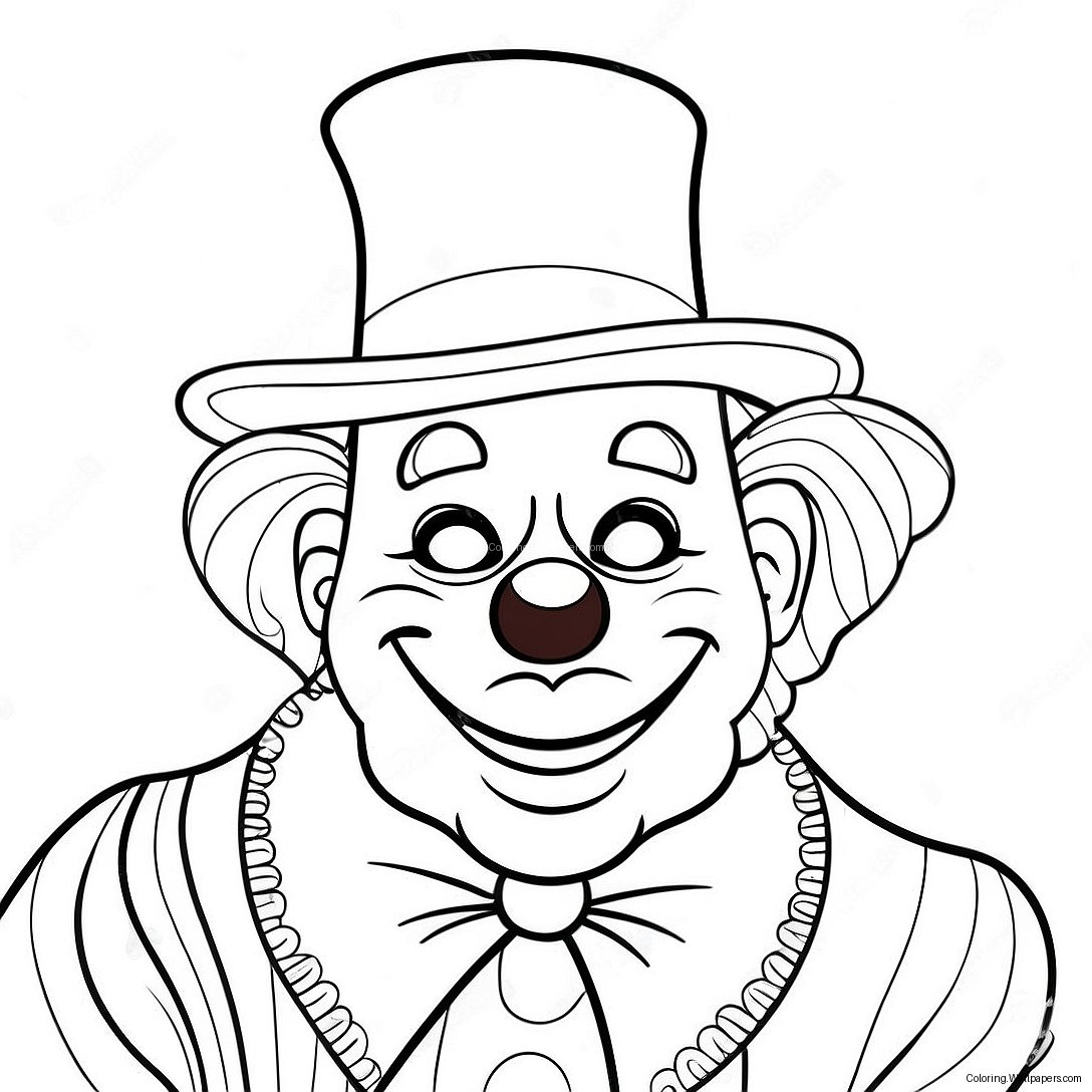 Art Der Clown Ausmalbild 44588