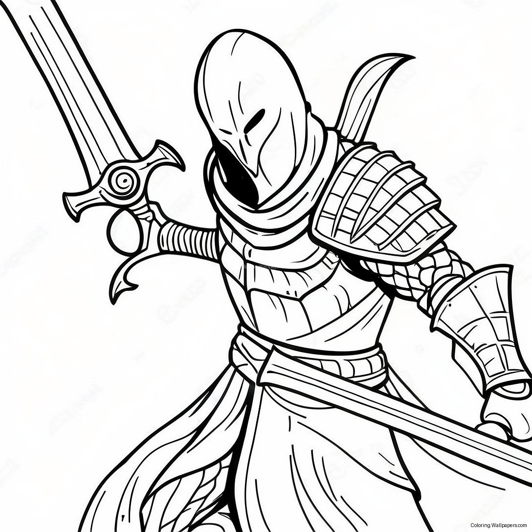 Artorias The Abysswalker Coloring Page 37960