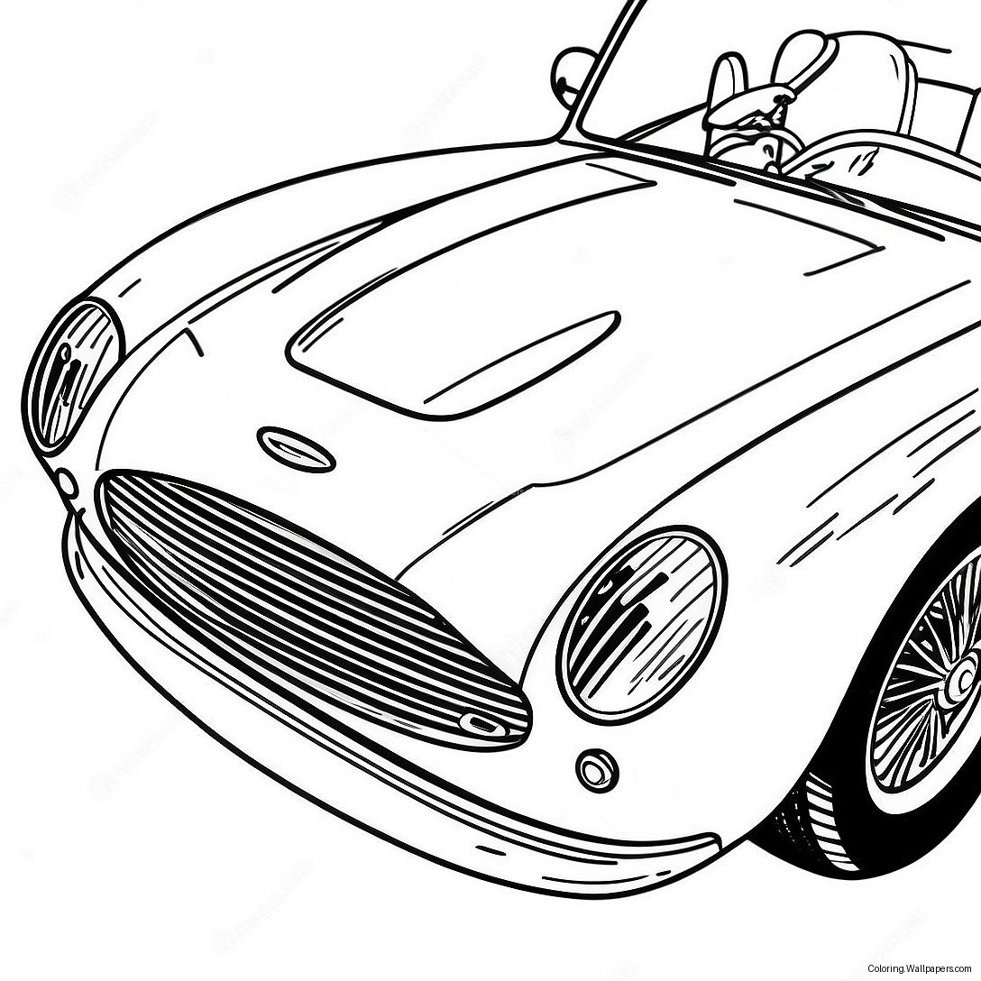 Aston Martin Kleurplaat 41386