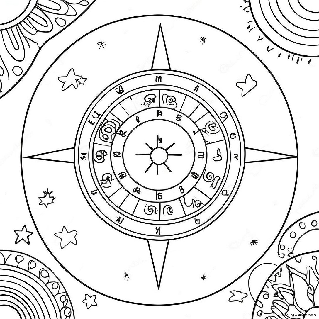 Astrology Coloring Page 20212