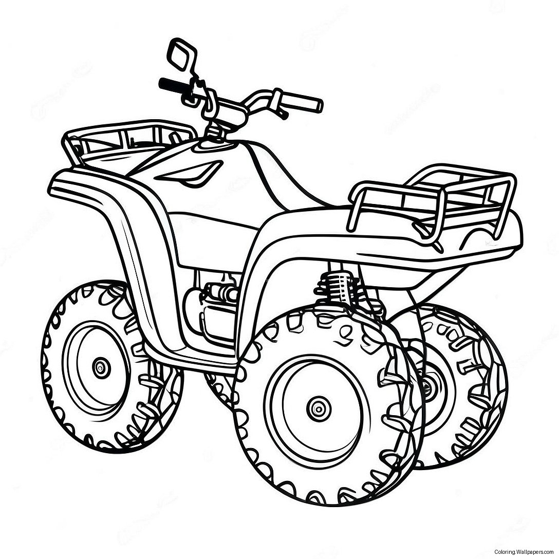 Atv Coloring Page 58736