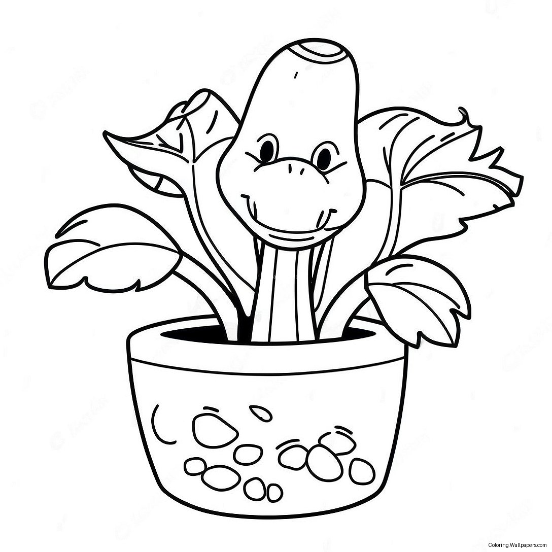 Audrey Ii Plant Coloring Page 47860