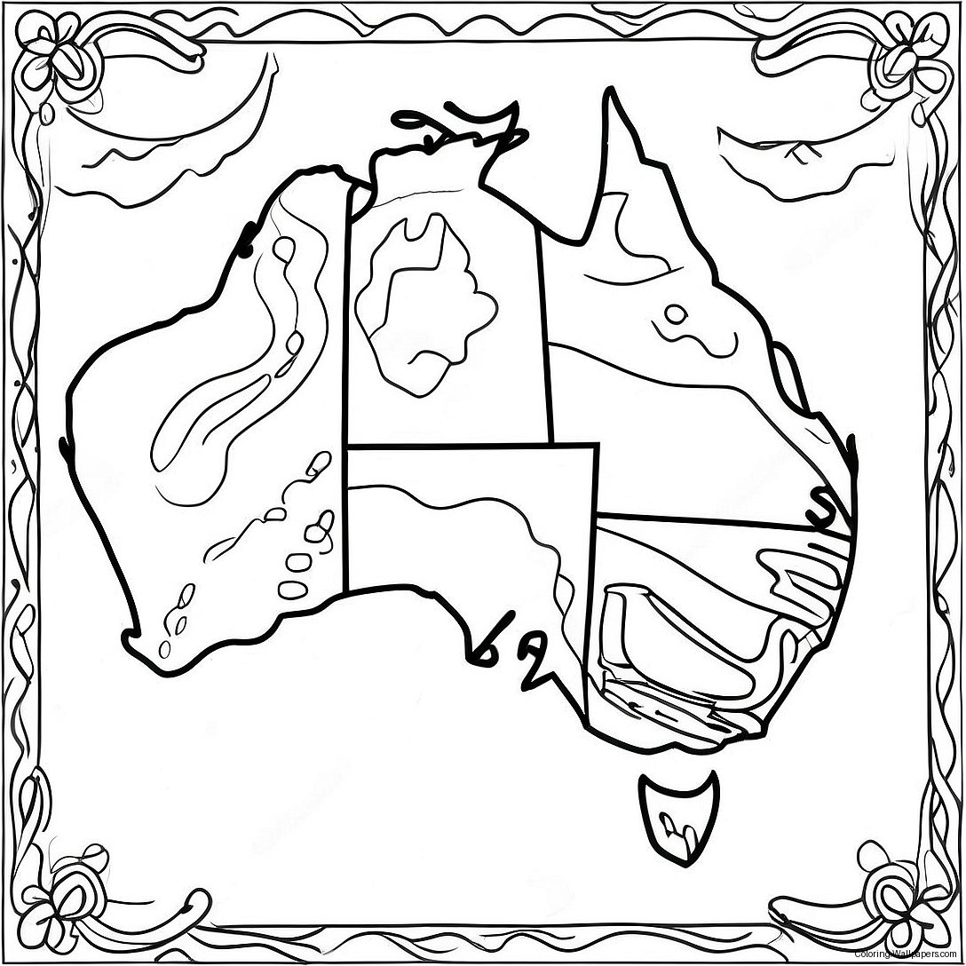 Australia Coloring Page 10305