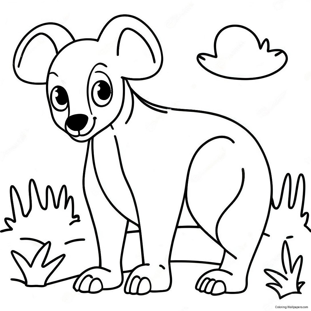 Australian Animal Coloring Page 55185