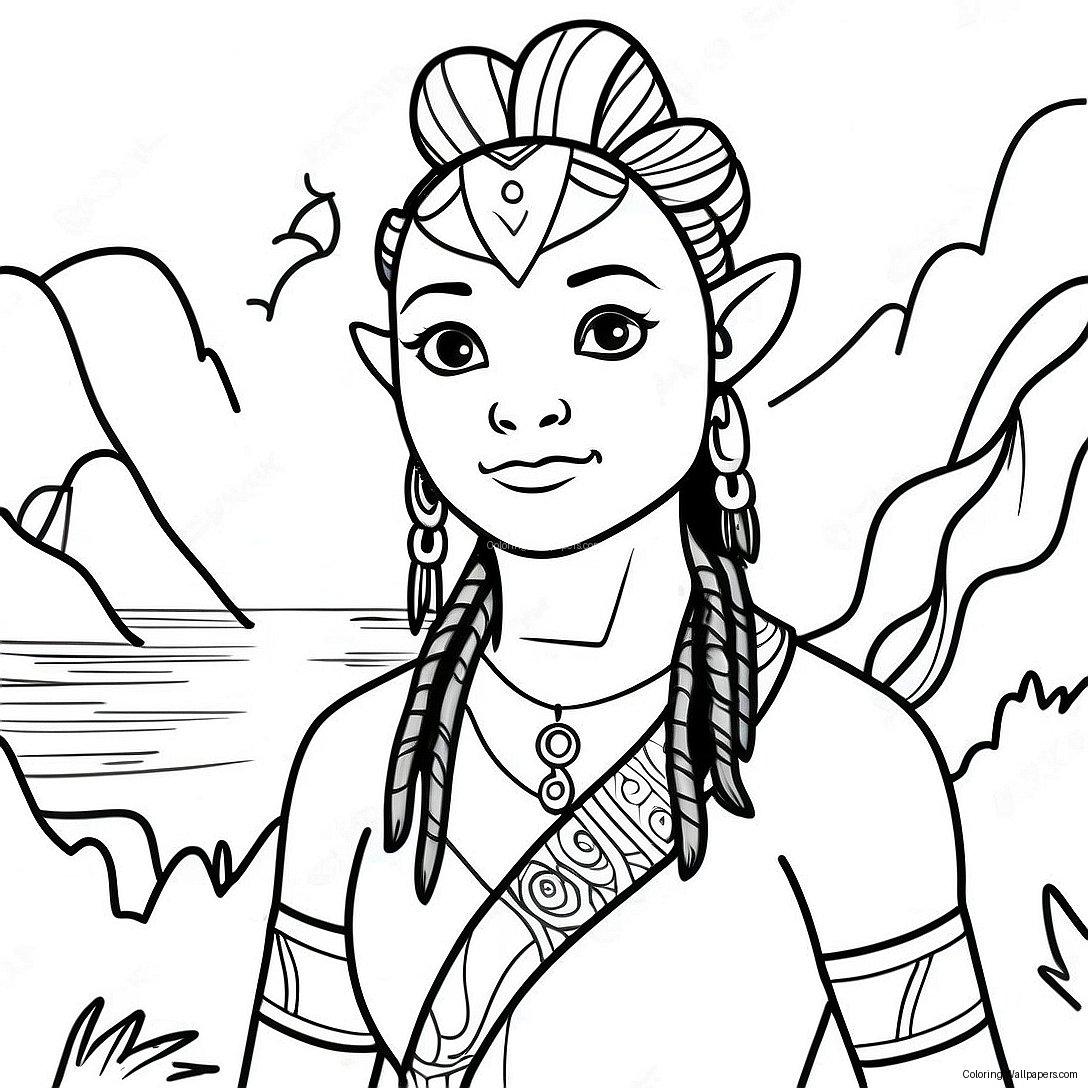 Avatar World Coloring Page 58849