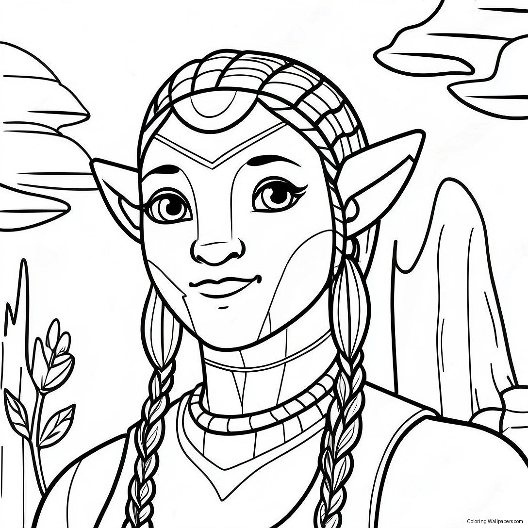 Avatar World Coloring Page 58850