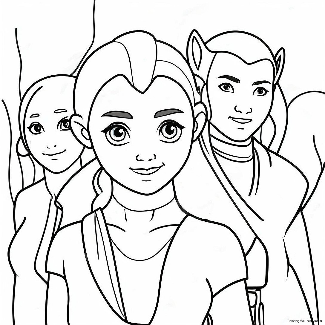 Avatar World Coloring Page 58852