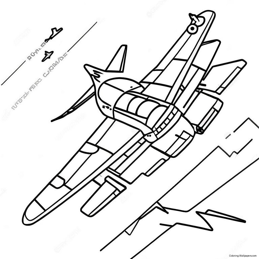 Раскраска Самолета B2 Бомбардировщика 49009