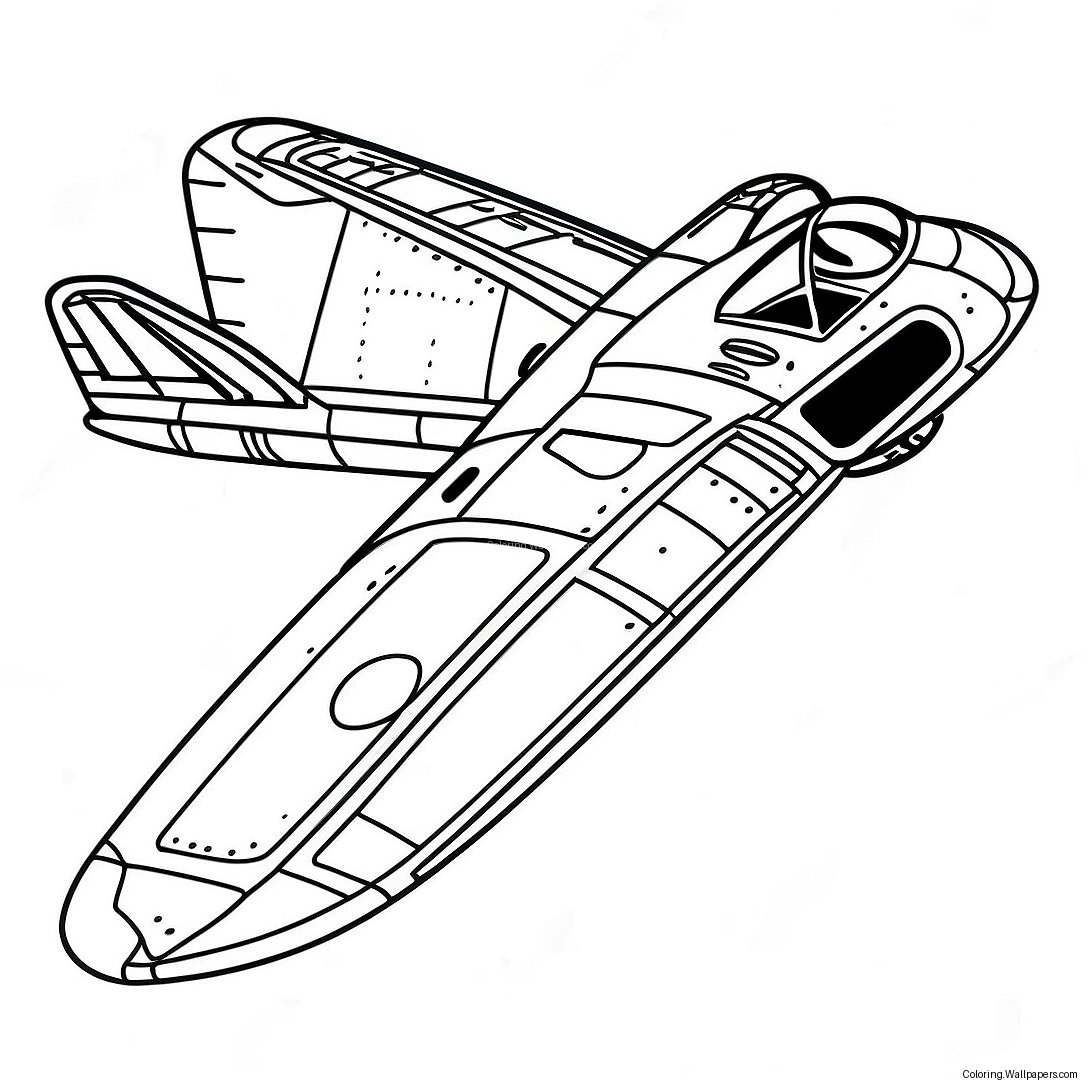 B2爆撃機ぬりえページ 49012