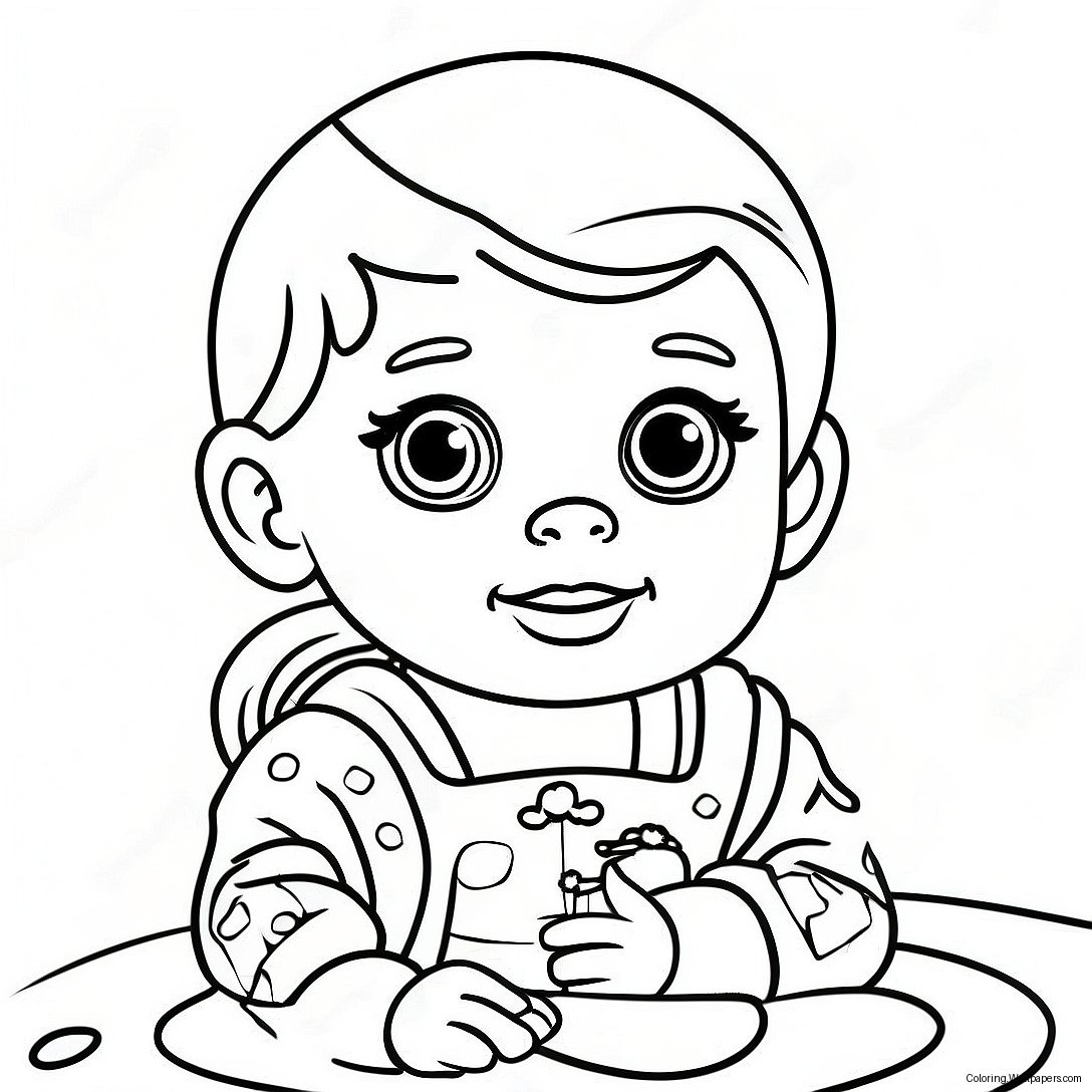 Baby Alive Doll Coloring Page 9389