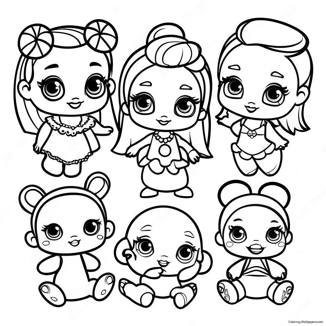 Baby Bratz Dolls Coloring Page 49028