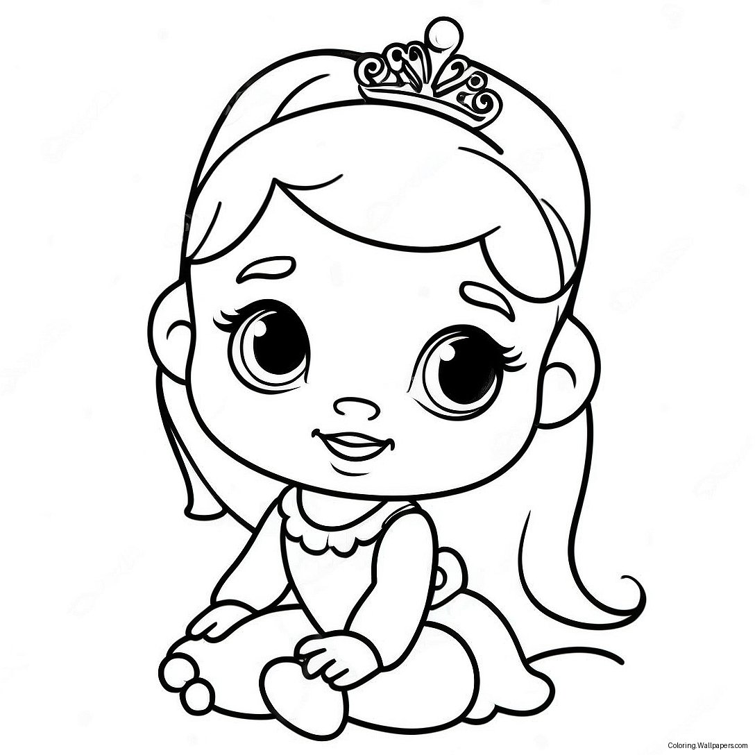 Baby Disney Prinsessa Målarbild 4162