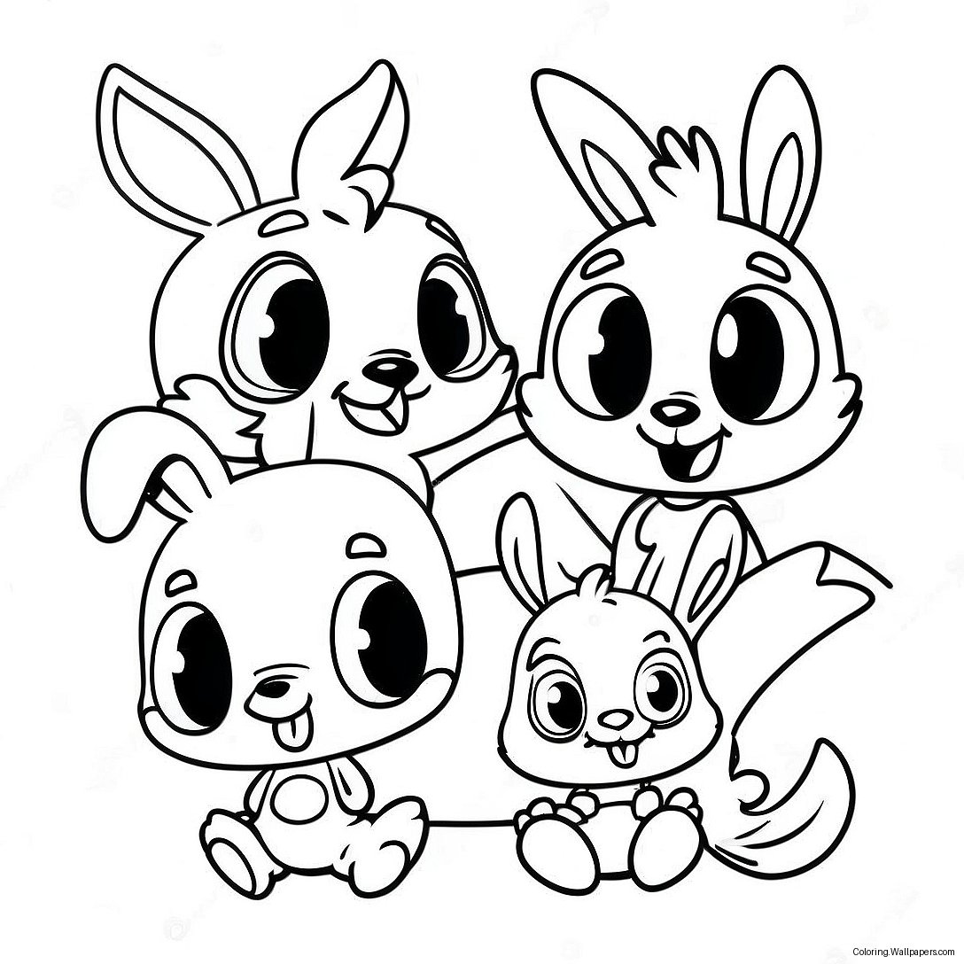 Baby Looney Tunes Characters Coloring Page 49168