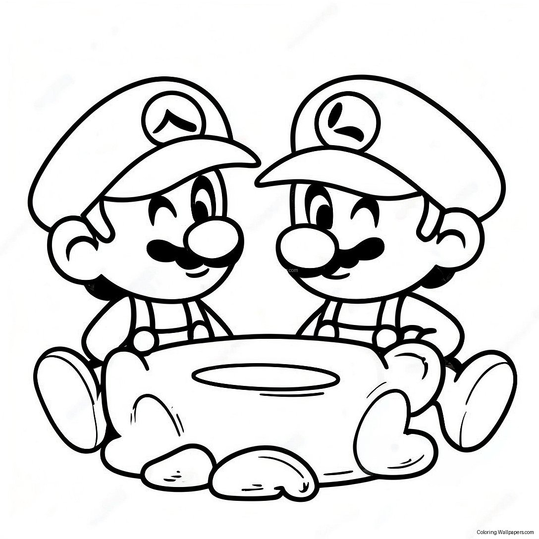 Baby Mario Und Luigi Ausmalbild 50942