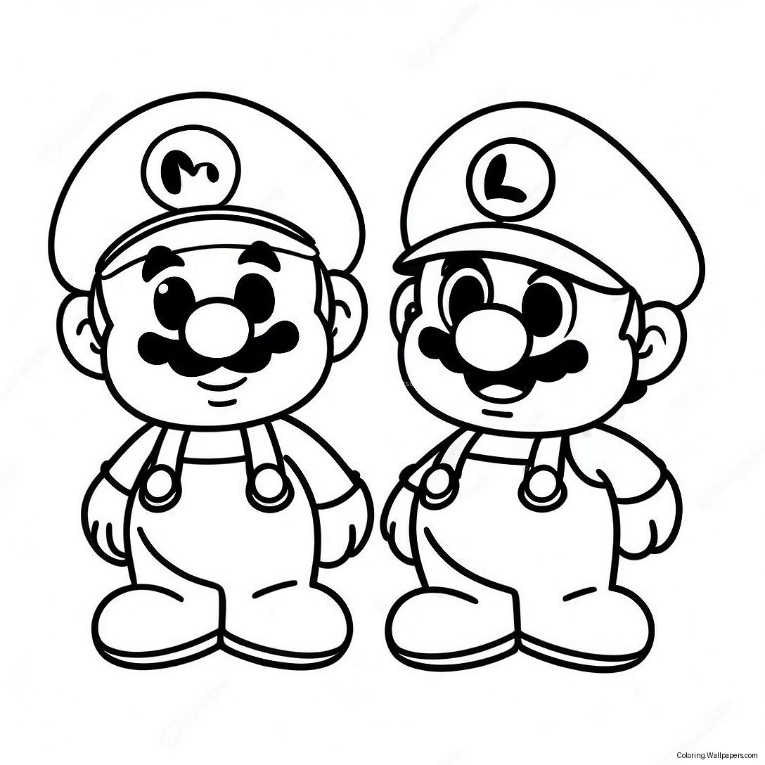 Baby Mario Und Luigi Ausmalbild 50943