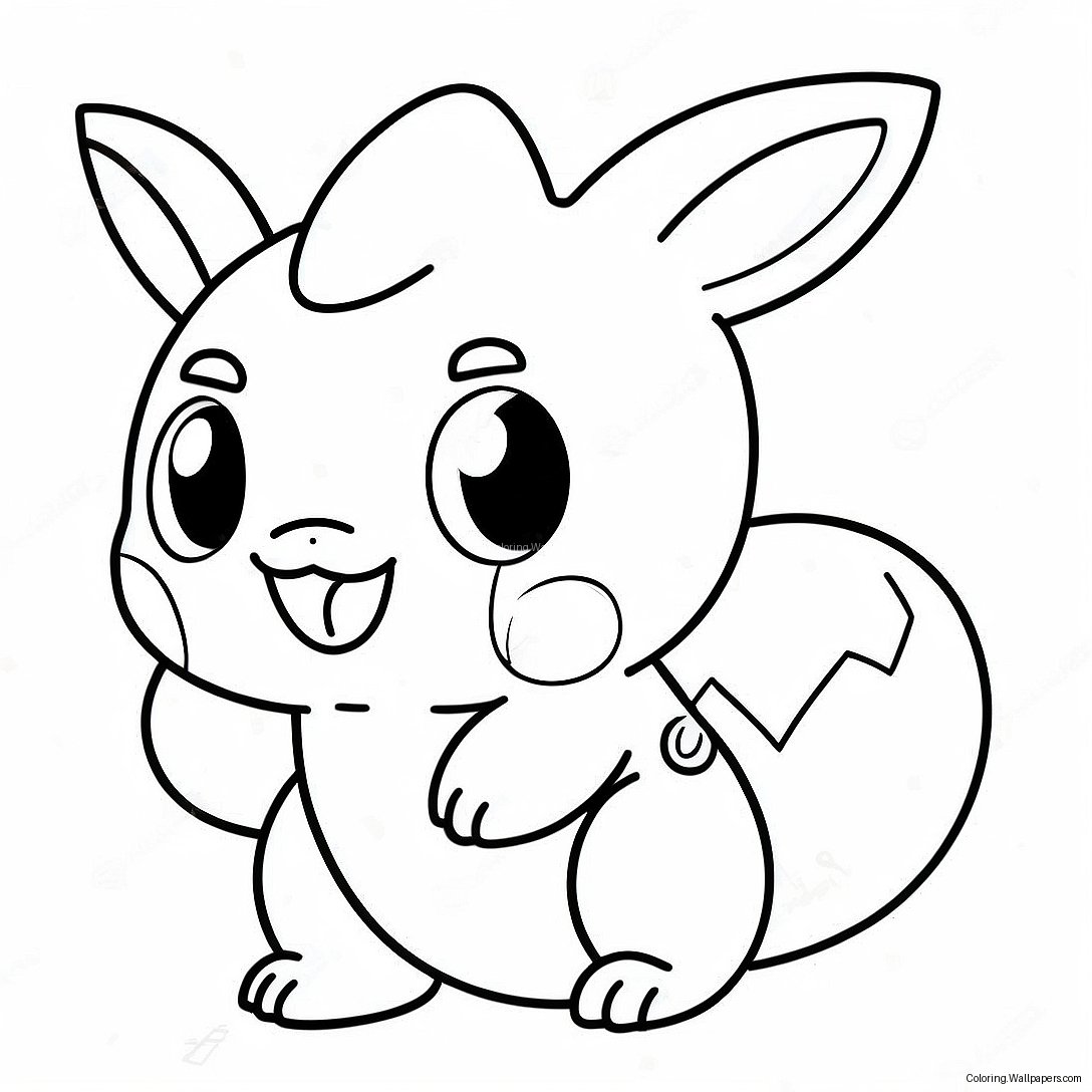 Baby Pokemon Coloring Page 19763