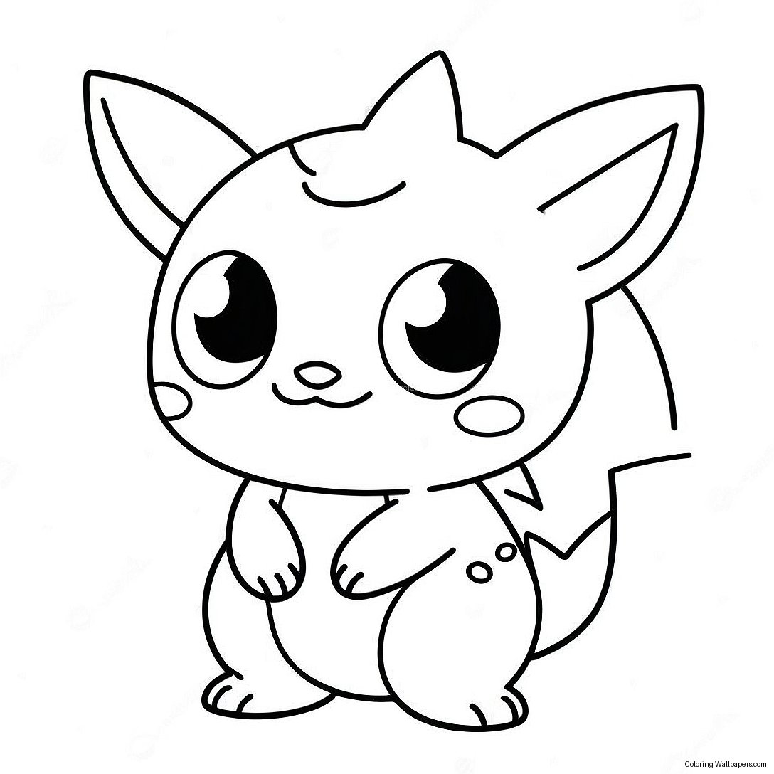 Baby Pokemon Coloring Page 19764