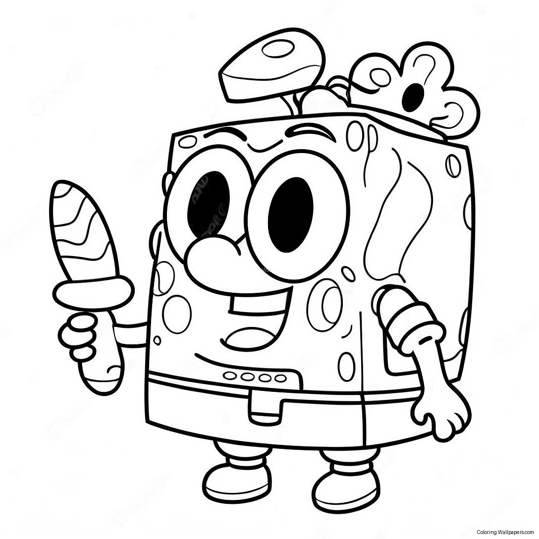 Baby Spongebob Ausmalbild 25046