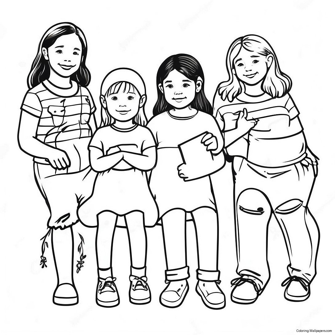 Babysitters Club Coloring Page 8194