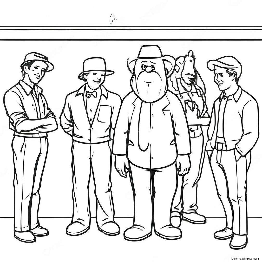 Backrooms Characters Coloring Page 25505