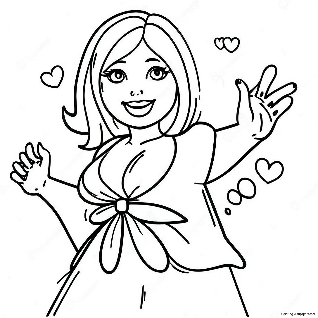 Bad Bitch Empowerment Coloring Page 40133