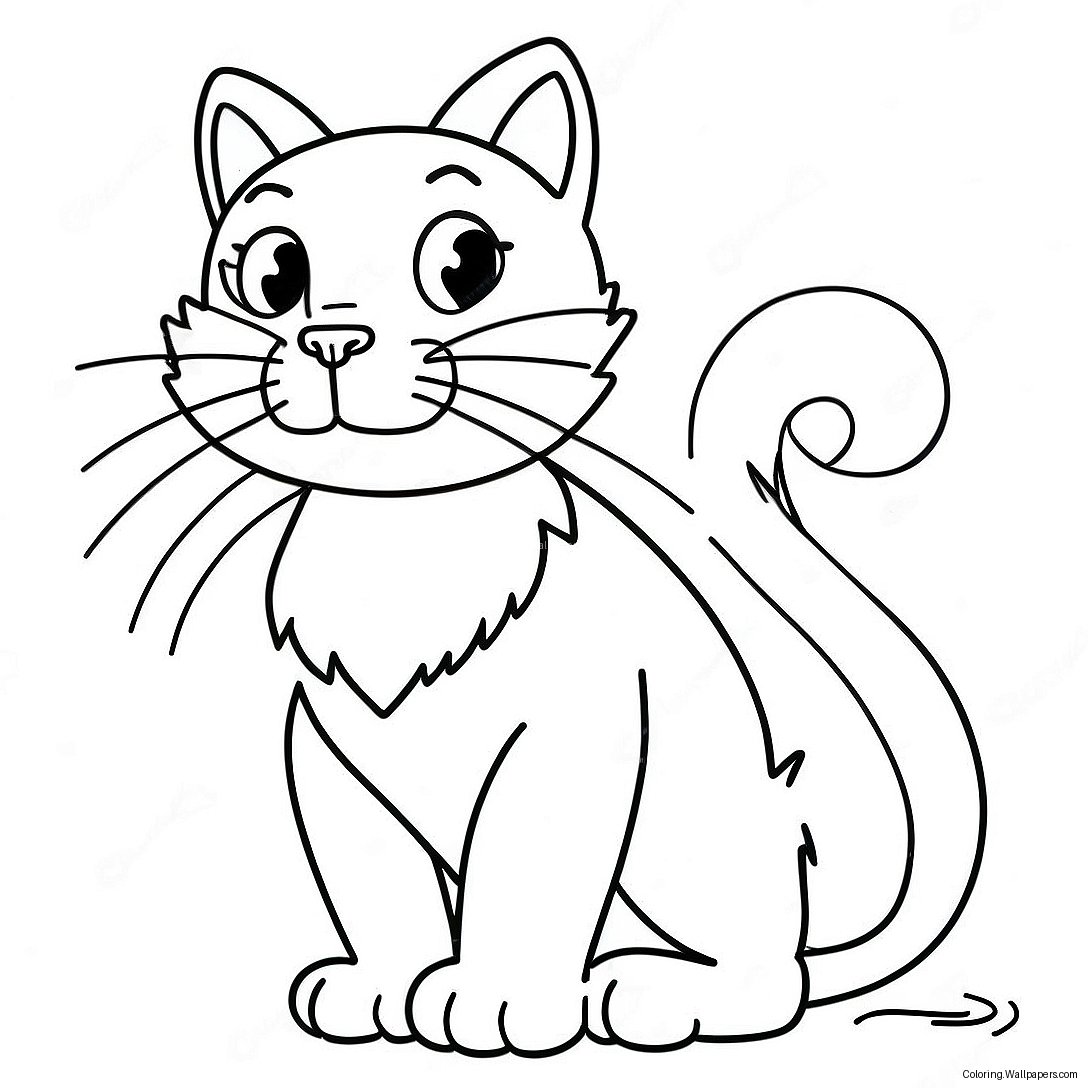 Bad Kitty Coloring Page 31657