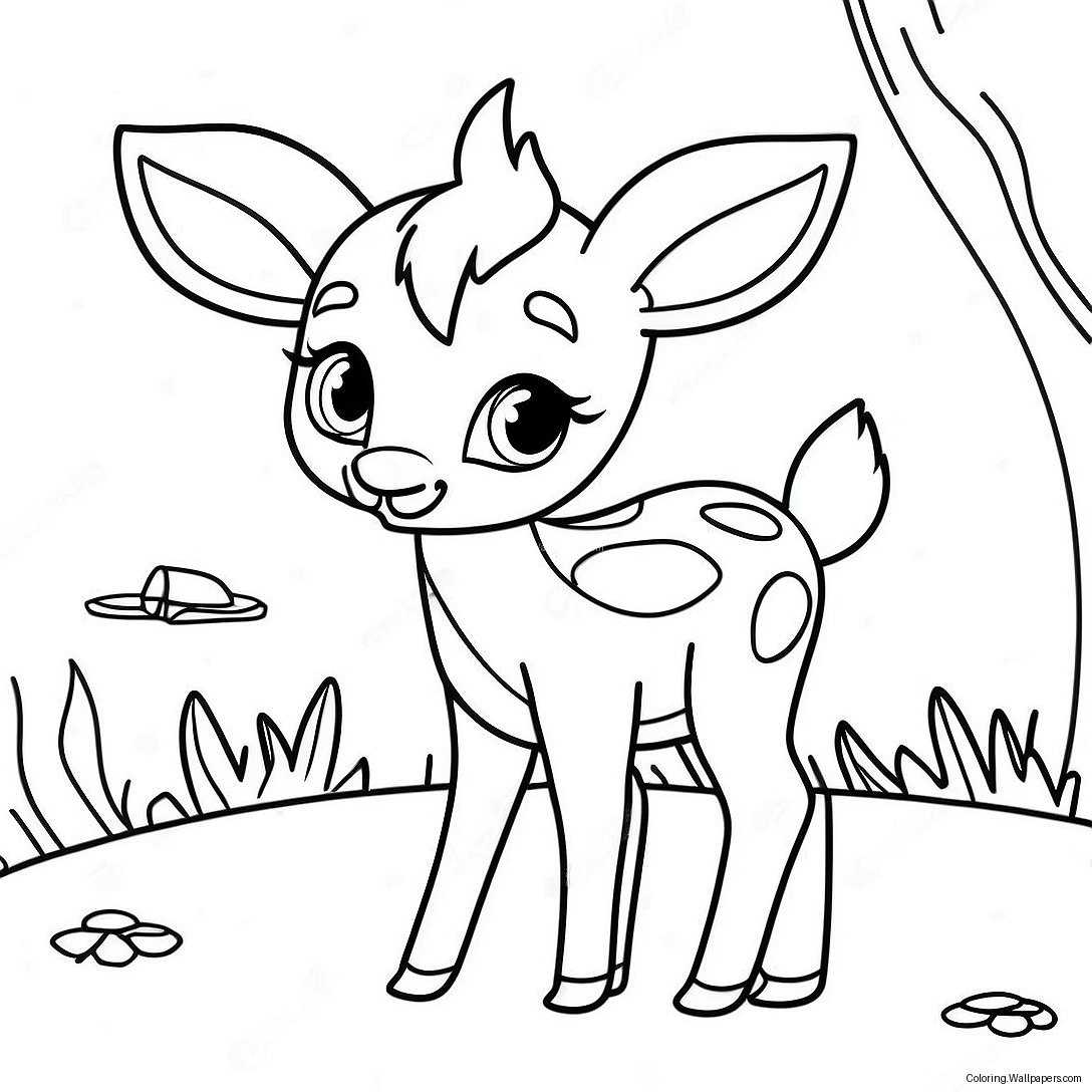 Page À Colorier De Bambi 2357